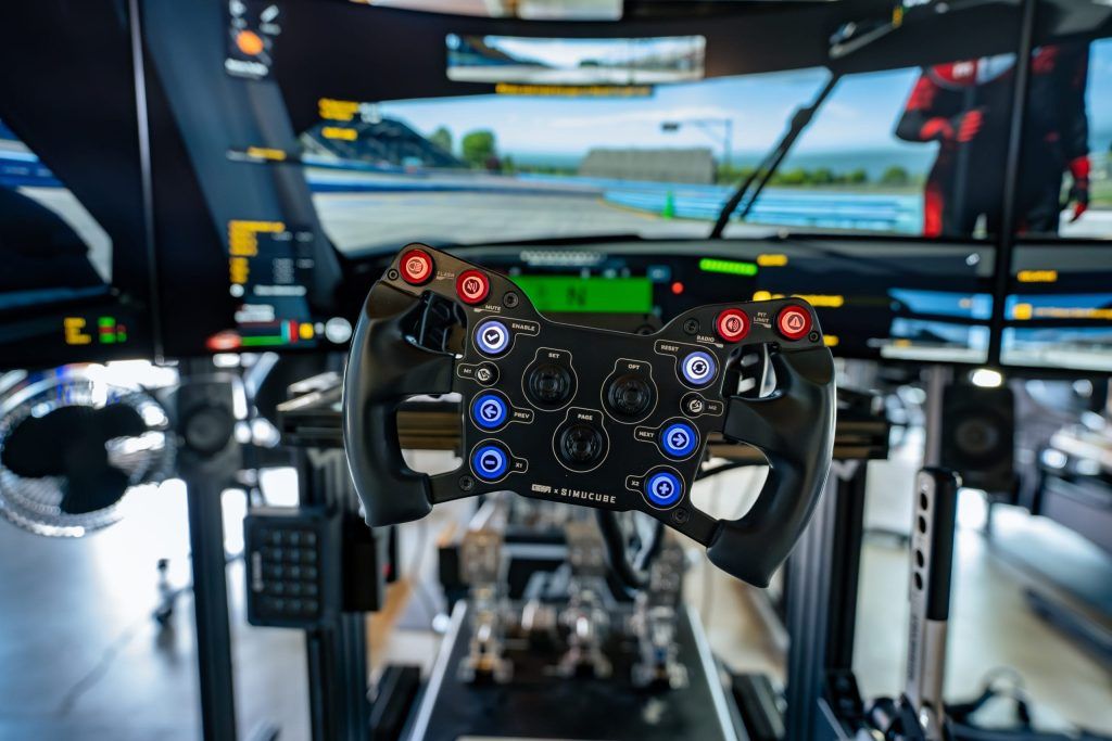 Flatout sim racing venue and hardware